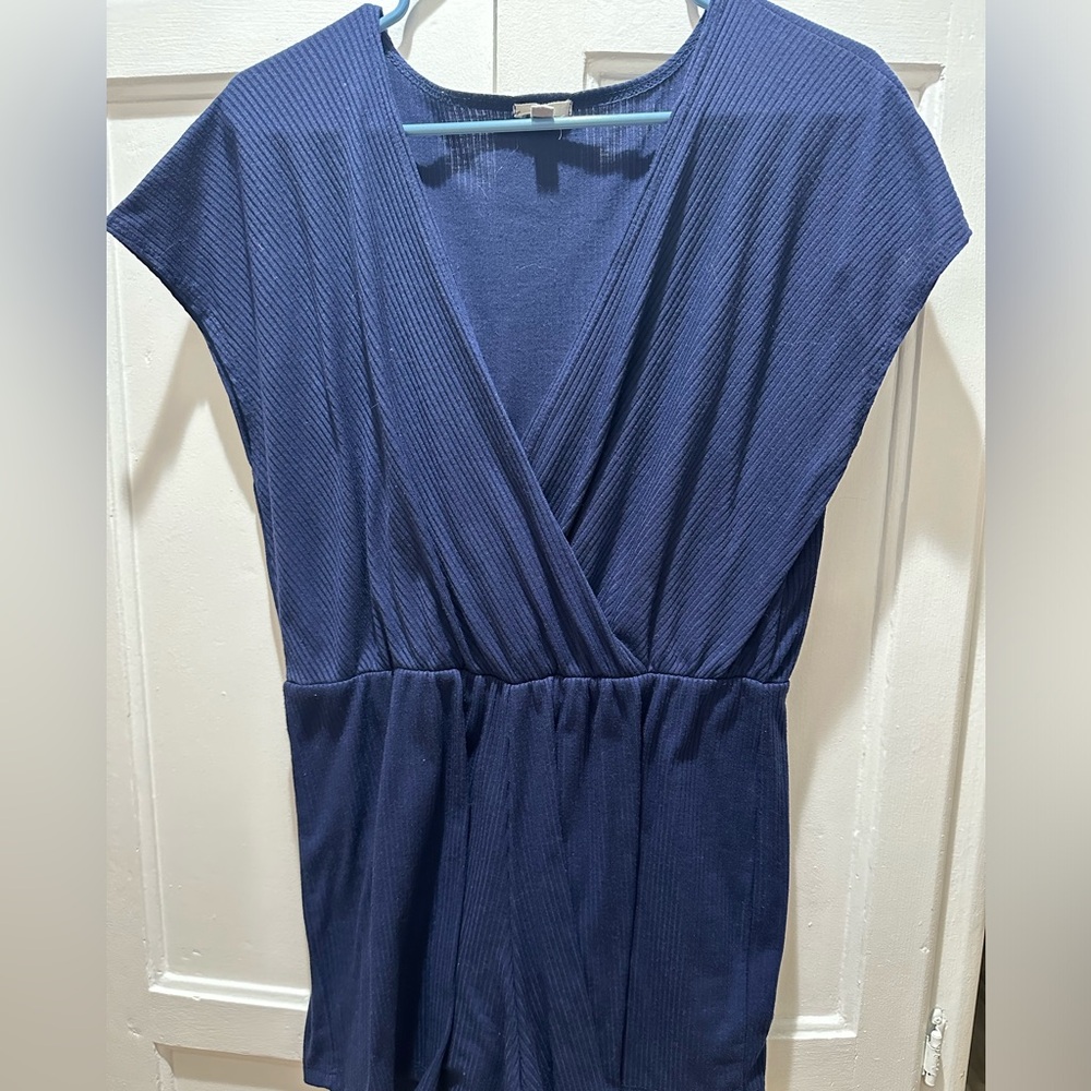 Ecoté Navy Romper
